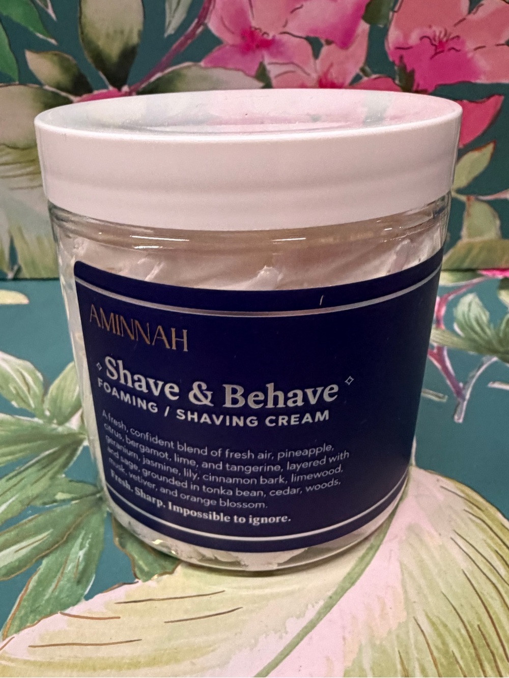 Aminnah Shave & Behave Foaming Shaving Cream Men’s 8 oz NWT
